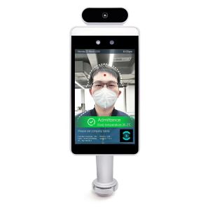 Cheap 1s 1920x1080 24K Face Biometric Temperature Thermometer for sale