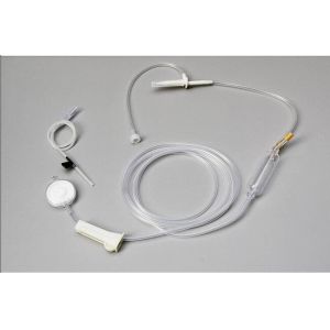 Non Pyrogenic Disposable Infusion Set With Precision Filter CE ISO