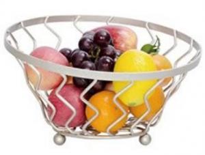 Cheap Fashion Kitchen accessory Gift Basket,Wire Fruit Holder,Hanging Metal Fruit Basket for sale