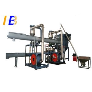 China 45kw Vibrating Sieving PVC Grinder Machine With Double Pulverizers Line on sale