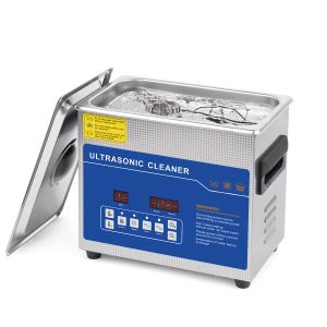 Cheap 3L Digital Ultrasonic Cleaner Stainless Steel Dual-Frequency with Heater &amp; Timer for Denture, Coins, Jewelry, Tools for sale