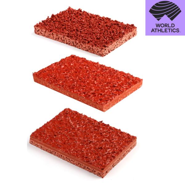 Quality Professional Grade Wet Pour Rubber Granules Rubber Track System for Sports rehabilitation centers / Elite athlete training facilities wholesale