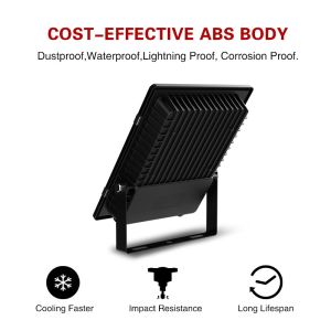 IP66 Motion Sensor Solar Flood Light 50 Watt 100w 200w Bright Solar Security