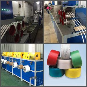 Outlet thickness 0.4mm 1.2mm Plastic PP Packing Belt Machine Extrusion Line