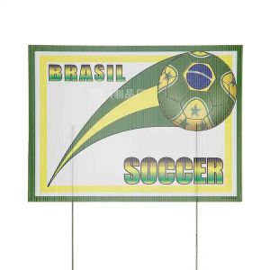 China 4ft X 8ft Coroplast Sign Board Printed By Silk Screen Printing For Advertising on sale