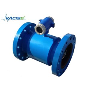 Blue Effluent Flow Meter Clamp On Installation With 1 Years Guarantee