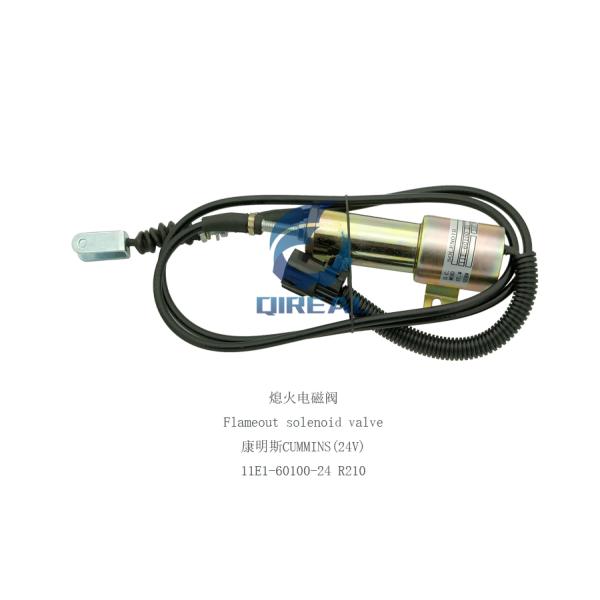 High Quality Flameout Solenoid Valve 11E1-60100-24 for Excavator R210 R215-7 DH220-5