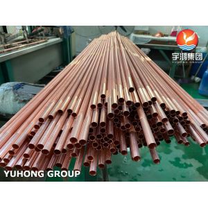 China Copper Alloy Steel B111 C70600-O61 Spiral Fin Tube For Chiller And Air Cooler on sale