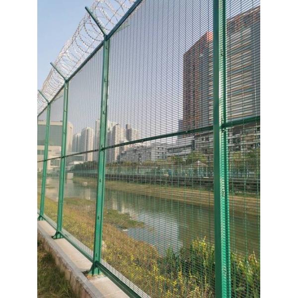 1.8*2.4m High Security Anti climb 358 iron 358 garden mesh fence anti theft