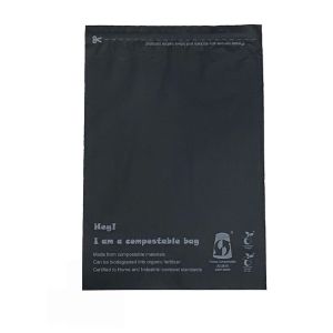 Compostable Mailer Shipping Bags Width 395mm Cornstarch Material