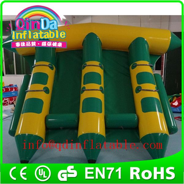 QinDa Inflatable flying fish towable water towable tubes inflatable water sled