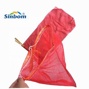 Red Color Tubular HDPE Monofilament Mesh Bag for Onions Vegetables and Fruits