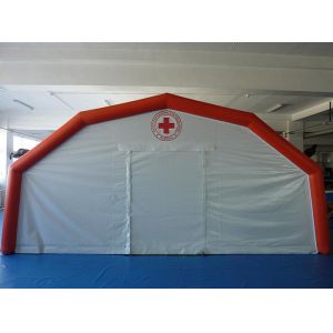 China Portable 0.65mm PVC Tarpaulin Inflatable Medical Tent For Hospital , EN71 - 2 - 3 on sale