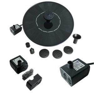 China solar fountain 7V 1.4W solar water pump floating solar fountain pump on sale