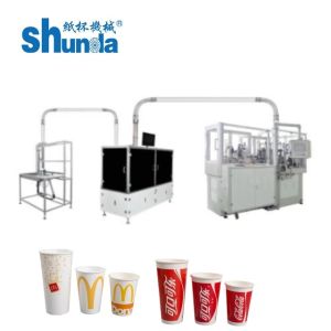 High Speed Fully Automatic Paper Cup Glass Making Machine For saudi Arabia