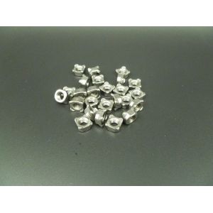 M4-0.7 Carbon Steel DIN 928 Square Weld Nut,Plain surface,Grade 8