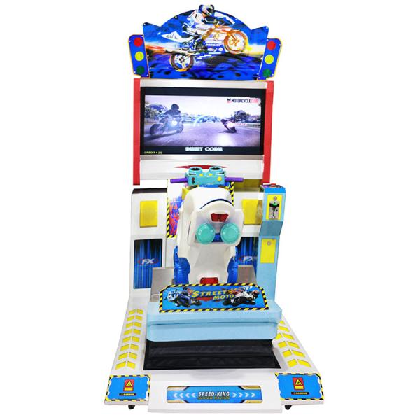 Quality 50HZ Street Moto Car Racing Arcade Machine Hardware Material For Amusement Park wholesale