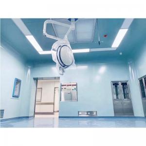 China PVC Steel Laminar Flow Modular Operating Room 42db With Surgery Shadowless Lamp on sale