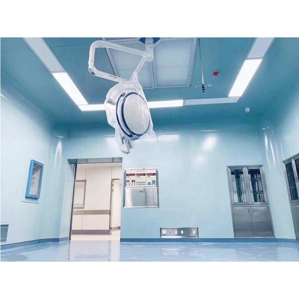 Quality PVC Steel Laminar Flow Modular Operating Room 42db With Surgery Shadowless Lamp wholesale