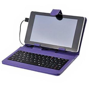 Cheap 7 Tablet PC USB Keyboard( purple) for sale