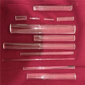 Cheap Frosted Quartz Glass Rod High Purity SiO2 Sand Material Made for sale