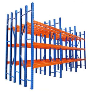 Q235/355 Steel Selective Pallet Racking System For Distribution Centers Storage