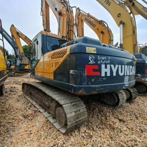 Hyundai 225 Used Excavating Equipment Large Second Hand Construction Machinery