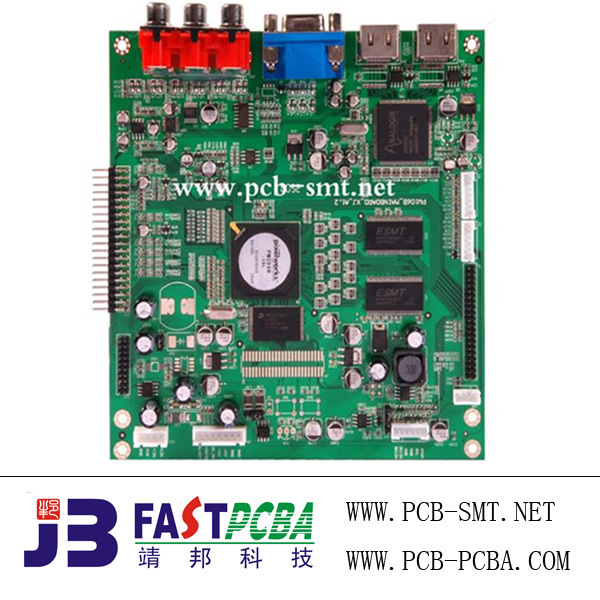 Immersion Gold CEM - 3 4 Layer 0.2mm Dvd Decoder Custom Printed Circuit Board