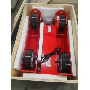 China Customizable Bolt Adjustment 3T Welding Rollers With 500W Motor Power on sale