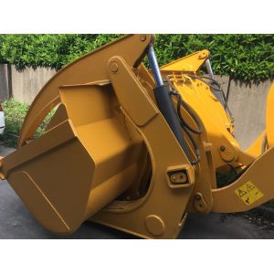 SDLG LG956L Compact Second Hand Wheel Loaders Front End With Log Grapple