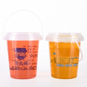 China Customized Salad PP Plastic Cups With Handle With Carton Package on sale China Customized Salad PP Plastic Cups With Handle With Carton Package on sale