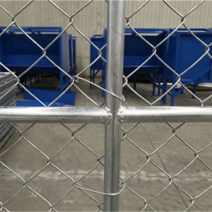 8 Foot Boundary Wall Hot Dipped Galvanized Chain Link Fence For Industry