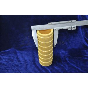 Cheap Yellow Machining Customized 99 Alumina Ceramic Parts For Industries for sale