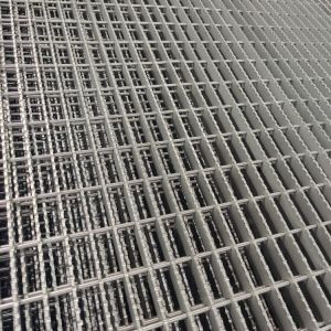 Galvanized Supplied Anti Rust Steel Grating With Silver Surface