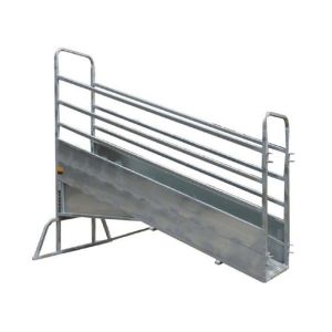 Long Slope Cattle Loading Ramp Heavy Duty Steel Frame Construction