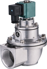 Aluminum D Type Pneumatic Pulse Valve Right Angle DN20 ~ DN62 For Machinery