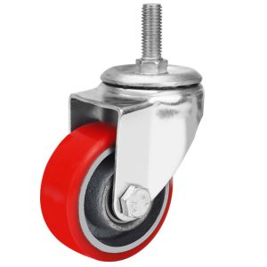 Furniture Casters Wheels 2 Inch /4 Inch Caster Wheel with Brake Hole Distance 12