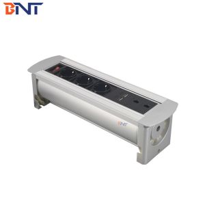 Customized modules desk power connector aluminum alloy panel hidden desktop