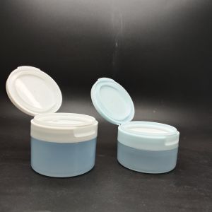 80g 100g 120g Flip Top Lid Cosmetic Jars Made Of PP Material For Skincare