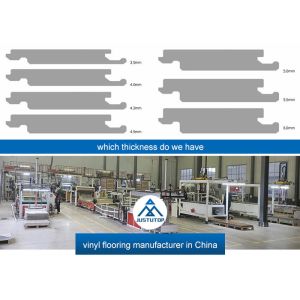 Heat Conduction Warmth 4mm Rigid Spc Flooring Unilin Lock System Indoor