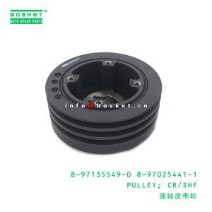 China 8-97135549-0 8-97025441-1 Crankshaft Pulley 8971355490 8970254411 Suitable for ISUZU NPR 4BD2 on sale