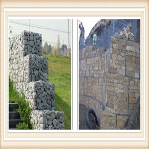 Low Carbon Galvanized Steel Wire Gabion Basket For Soil Retention