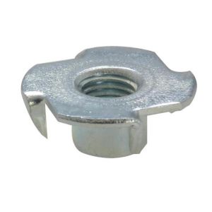 M10 Gr 4.8 8.8 Carbon Galvanized Tee Nut With Pronge Blue White Zinc Plating