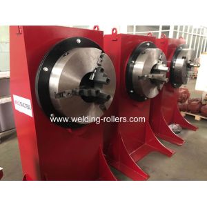 H Type Rotary Welding Positioner 3 Ton Head Tail Stock With Foot Pedal Control
