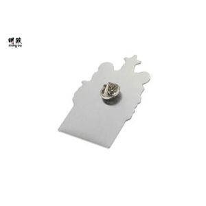 Brush Surface House Lapel Pin Badges Custom Shape OEM / ODM Avaliable