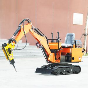 0.8 Ton Mini Crawler Excavators Maximum Excavation Depth 1400mm Small Digger