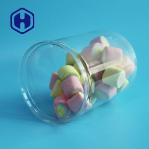 Airtight Plastic Can Nuts Packaging 850ml 401# Empty PET Easy Open