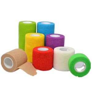 China No -woven cohesive bandage use for different parts of body and animal  elastic bandage   for  sport tape on sale