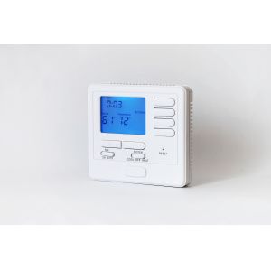 Cheap 2 Heat 2 Cool Digital Gas Heater Thermostat 24V With Blue Backlight sately Low voltage for sale