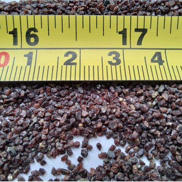 Garnet Sand mesh 16/30 Abrasive for Sandblasting: Natural Abrasive medium, Mohs